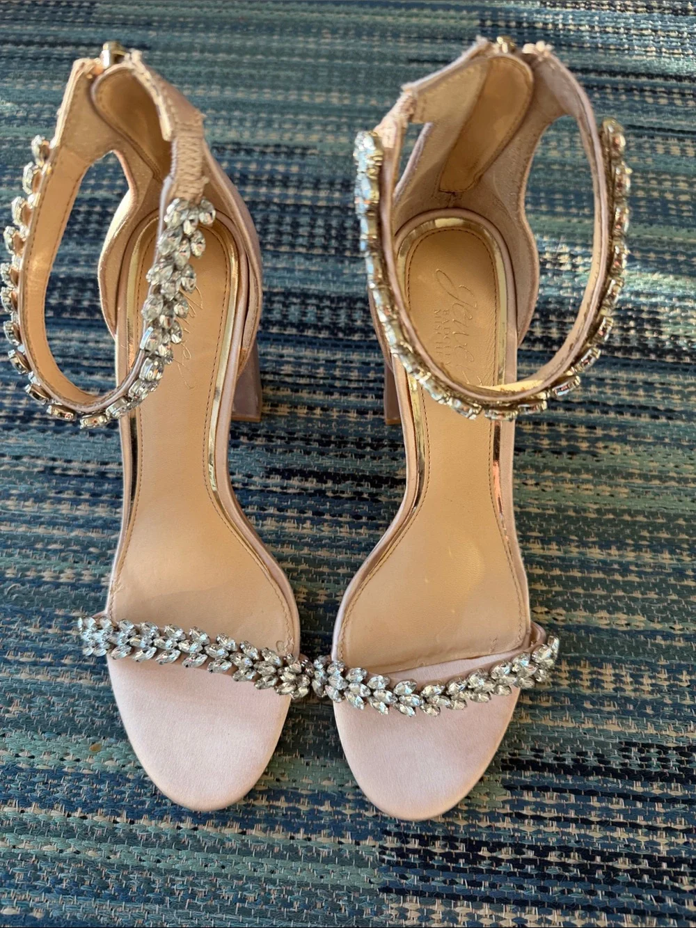 Badgley Mishka Mayra Ankle Strap Evening Shoe Sandals size 9